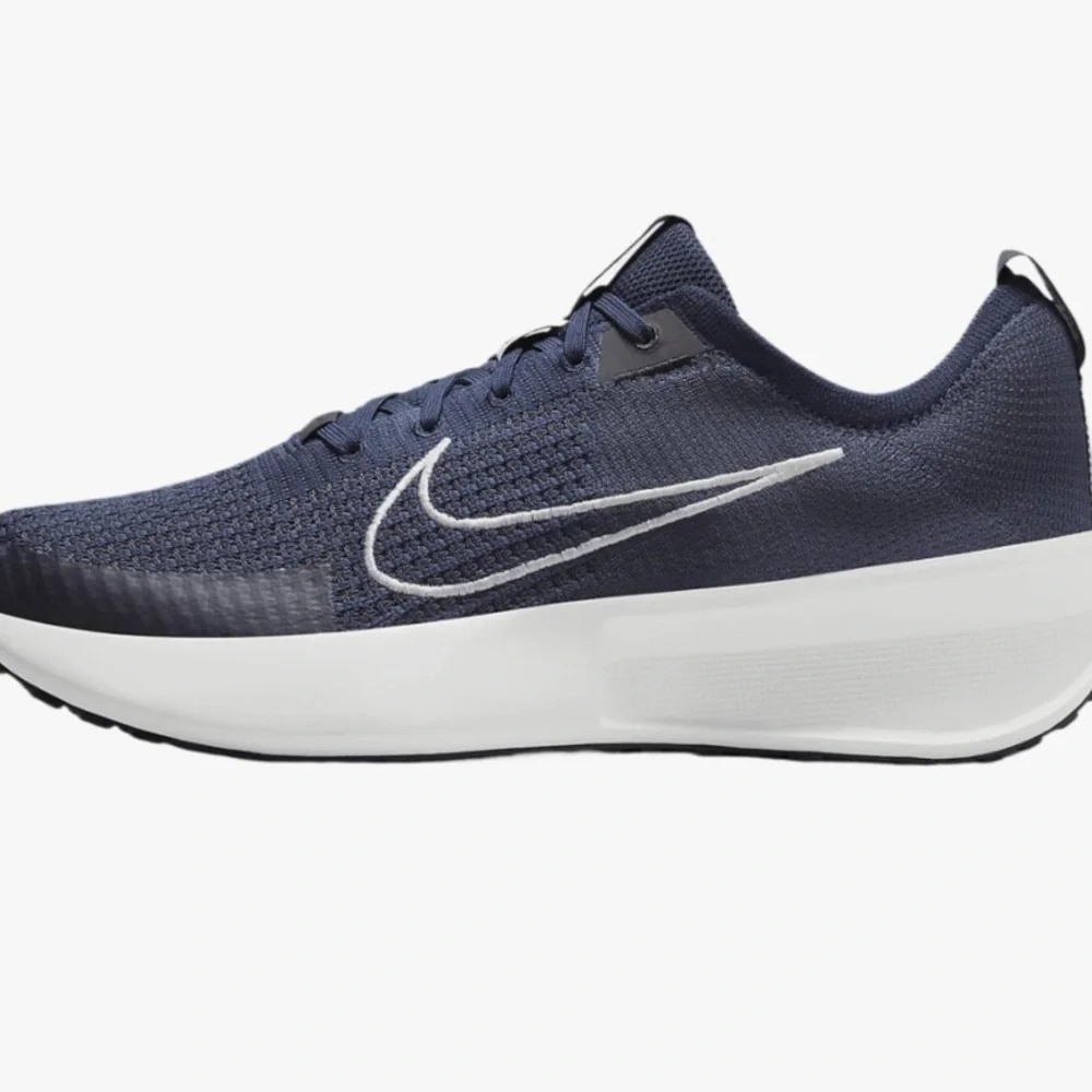 Nike men’s running interact run 8.5 like new College Navy/Gridiron/White - Picture 5 of 7